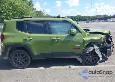 2016 Jeep Renegade 75Th Anniversary from USA, damaged, VIN ZACCJBBT5GPD81393